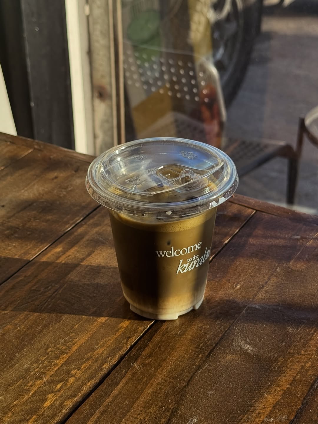 Iced Americano in Kohi Kurabu branded cup